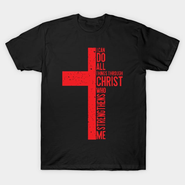 I can do all things through christ who strengthens me T-Shirt by urbanart.co